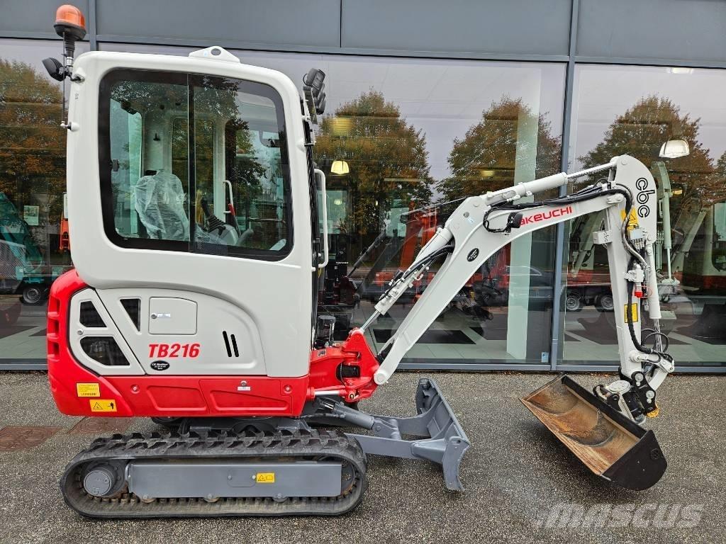 Takeuchi TB 216 Mini ekskavatoriai < 7 t