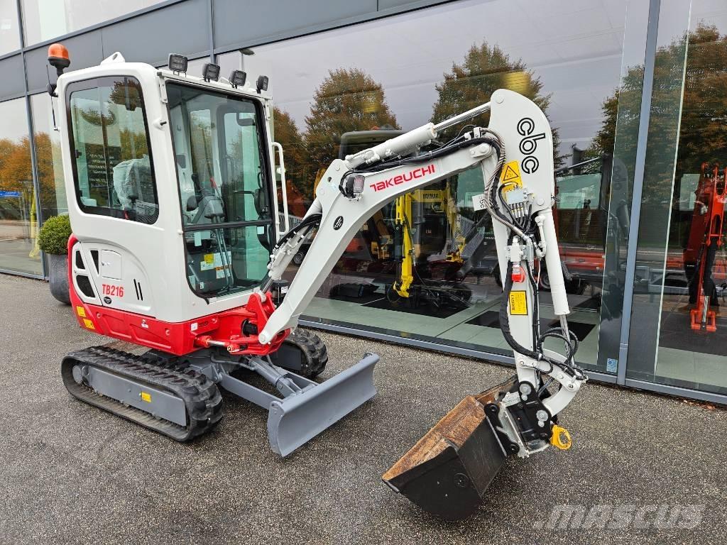 Takeuchi TB 216 Mini ekskavatoriai < 7 t