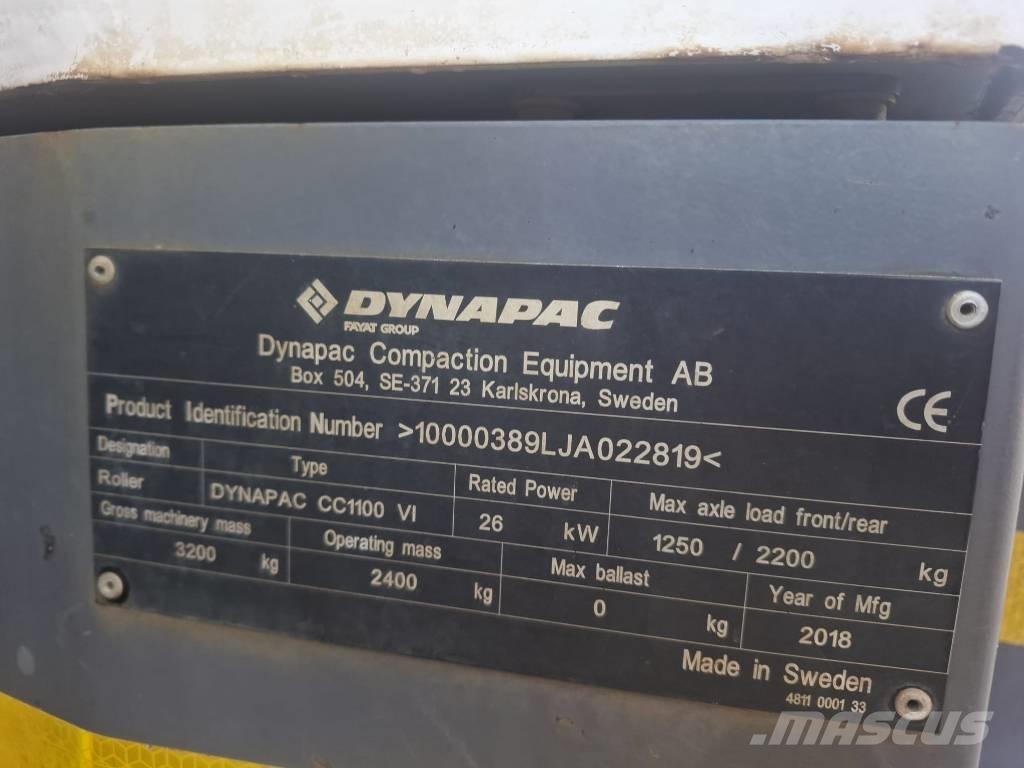 Dynapac CC 1100 VI Porinių būgnų volai