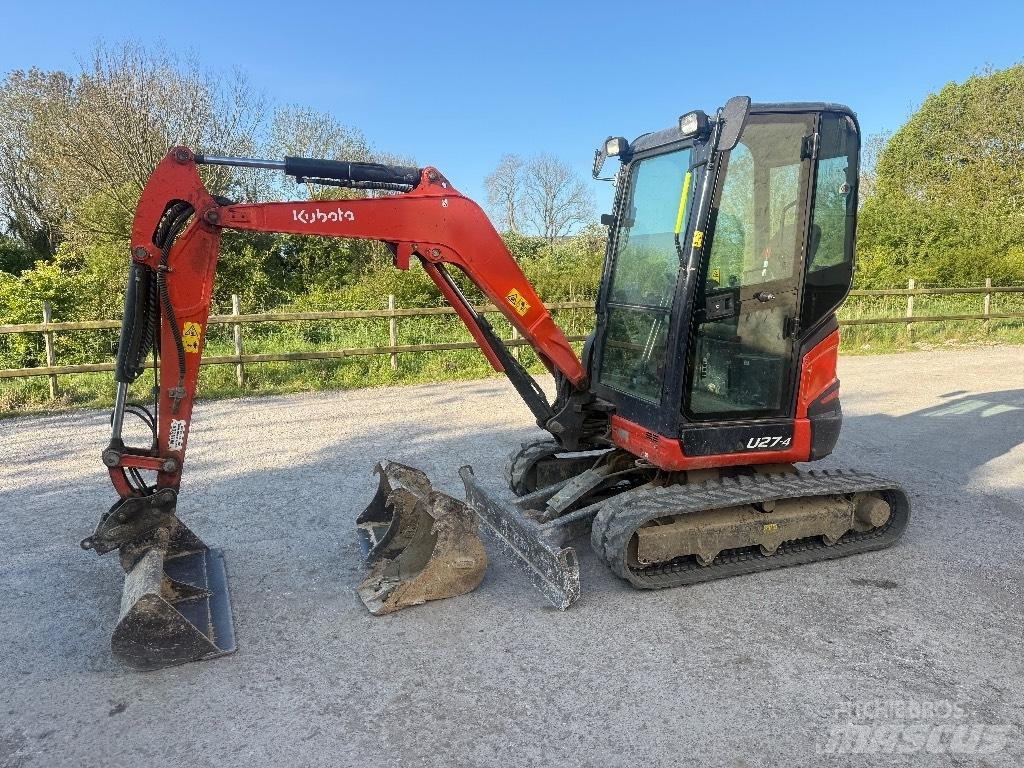 Kubota U 27-4 Mini ekskavatoriai < 7 t