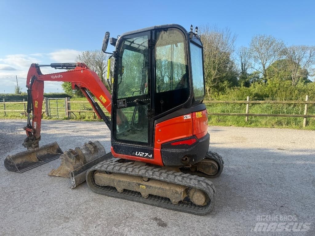 Kubota U 27-4 Mini ekskavatoriai < 7 t