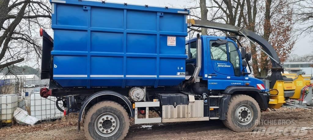 Unimog U530 Medienos smulkintuvai