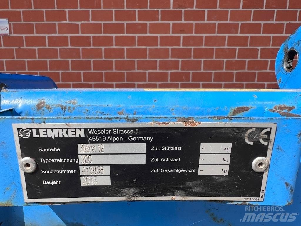 Lemken Zirkon 12/300 Varomosios akėčios ir žemės frezos