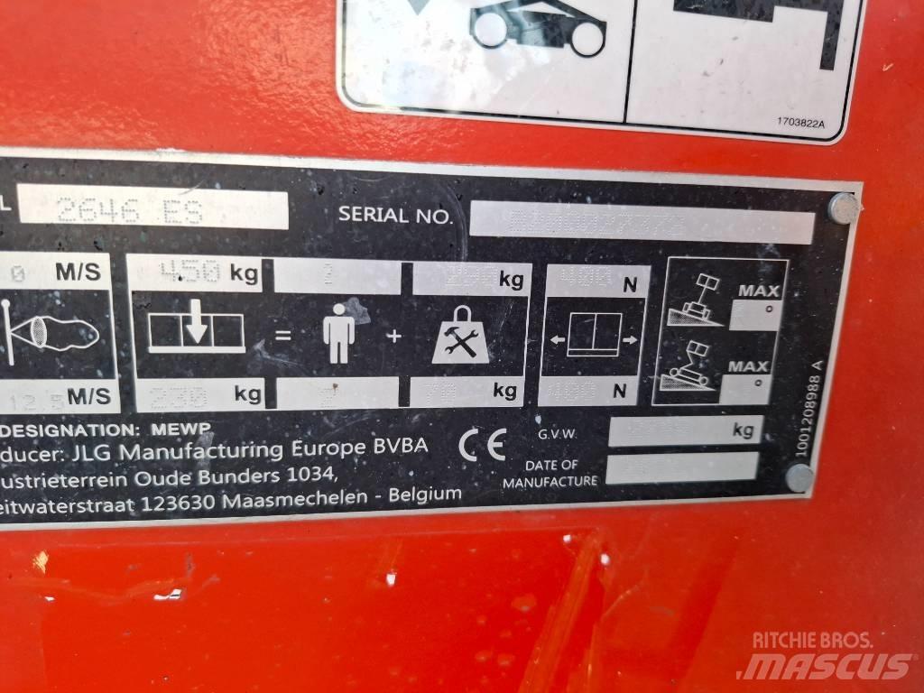 JLG 2646 ES Žirkliniai keltuvai