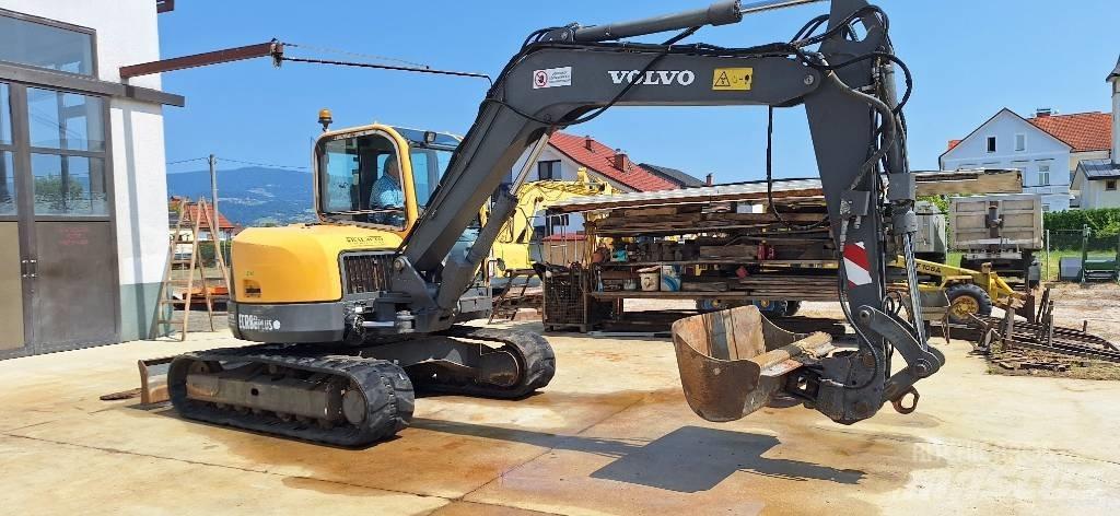 Volvo ECR 88 Vidutinės galios ekskavatoriai 7-12 t