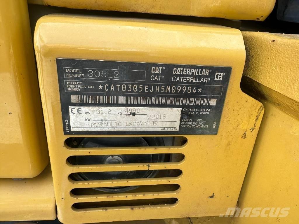 CAT 305 Mini ekskavatoriai < 7 t