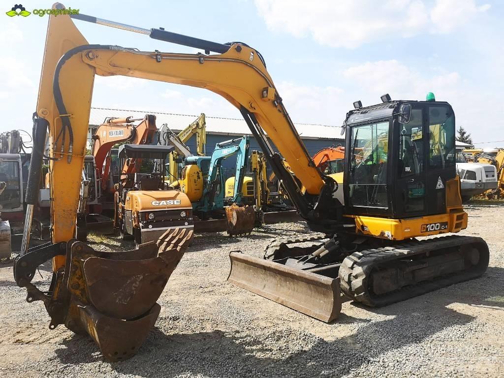JCB 100 C Vidutinės galios ekskavatoriai 7-12 t