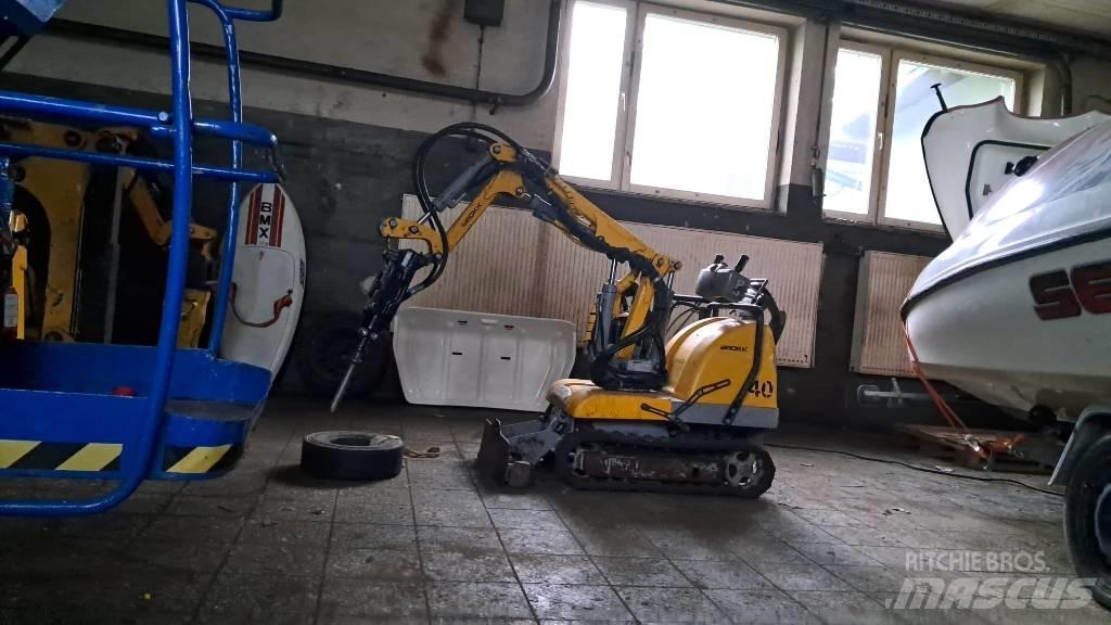 Brokk 40 Mini ekskavatoriai < 7 t