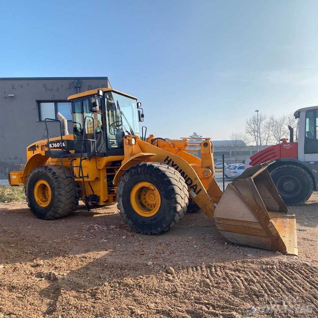 Hyundai HL760-7A Naudoti ratiniai krautuvai