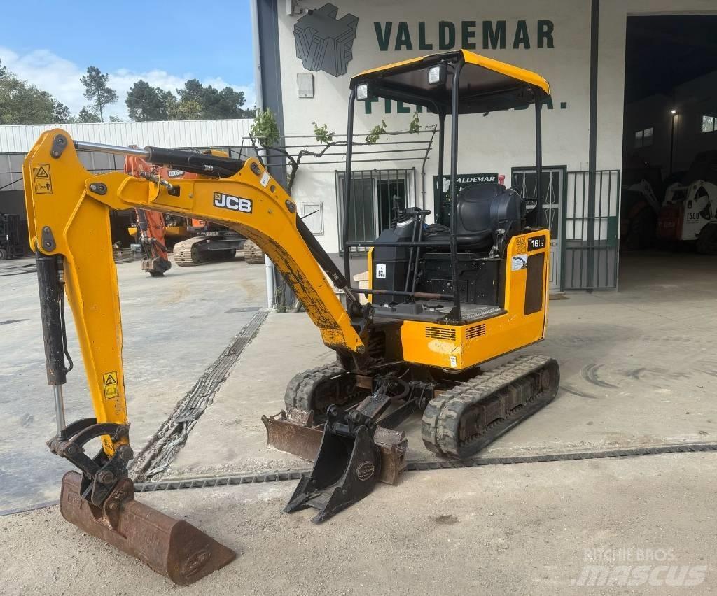 JCB 16 C-1 Mini ekskavatoriai < 7 t