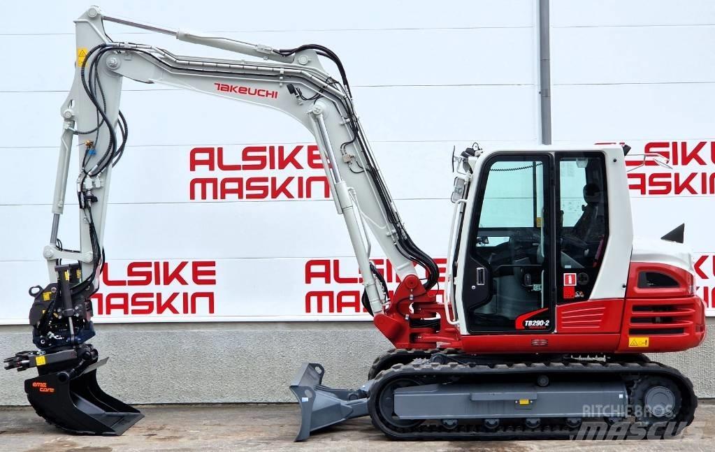 Takeuchi TB290-2 Vidutinės galios ekskavatoriai 7-12 t