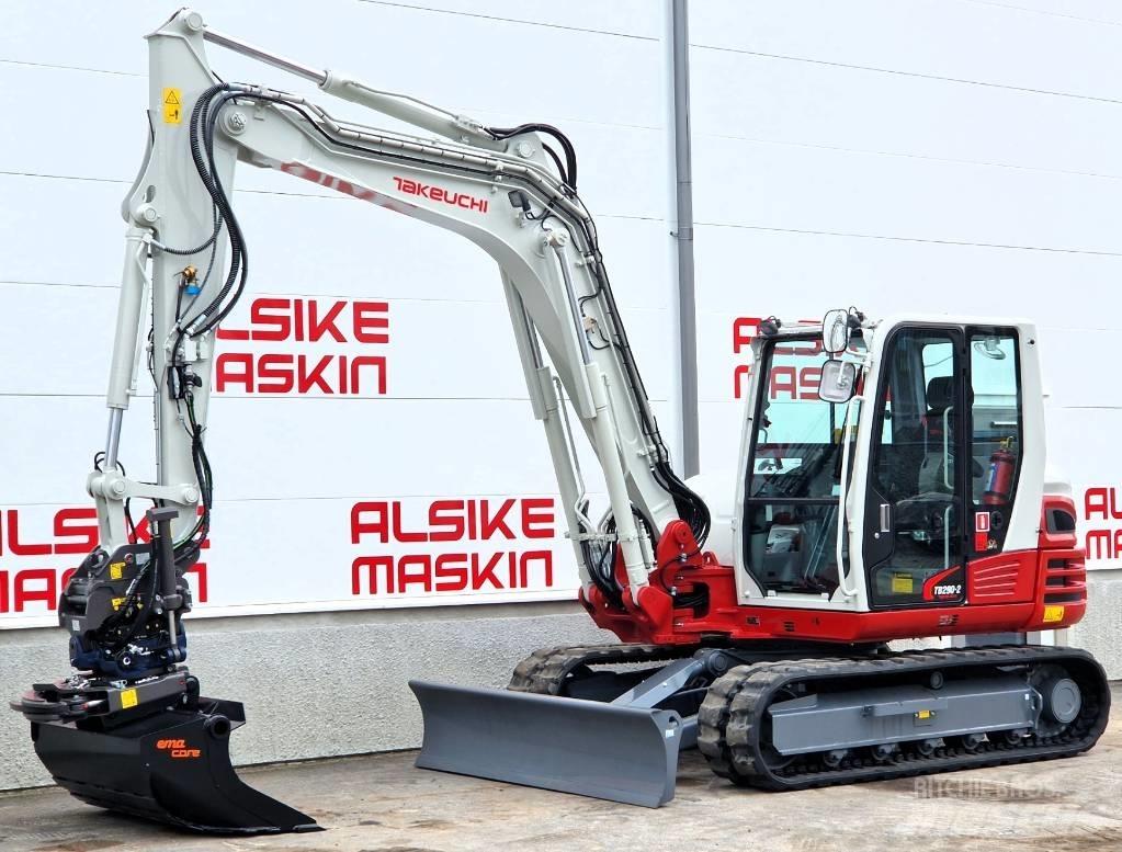 Takeuchi TB290-2 Vidutinės galios ekskavatoriai 7-12 t