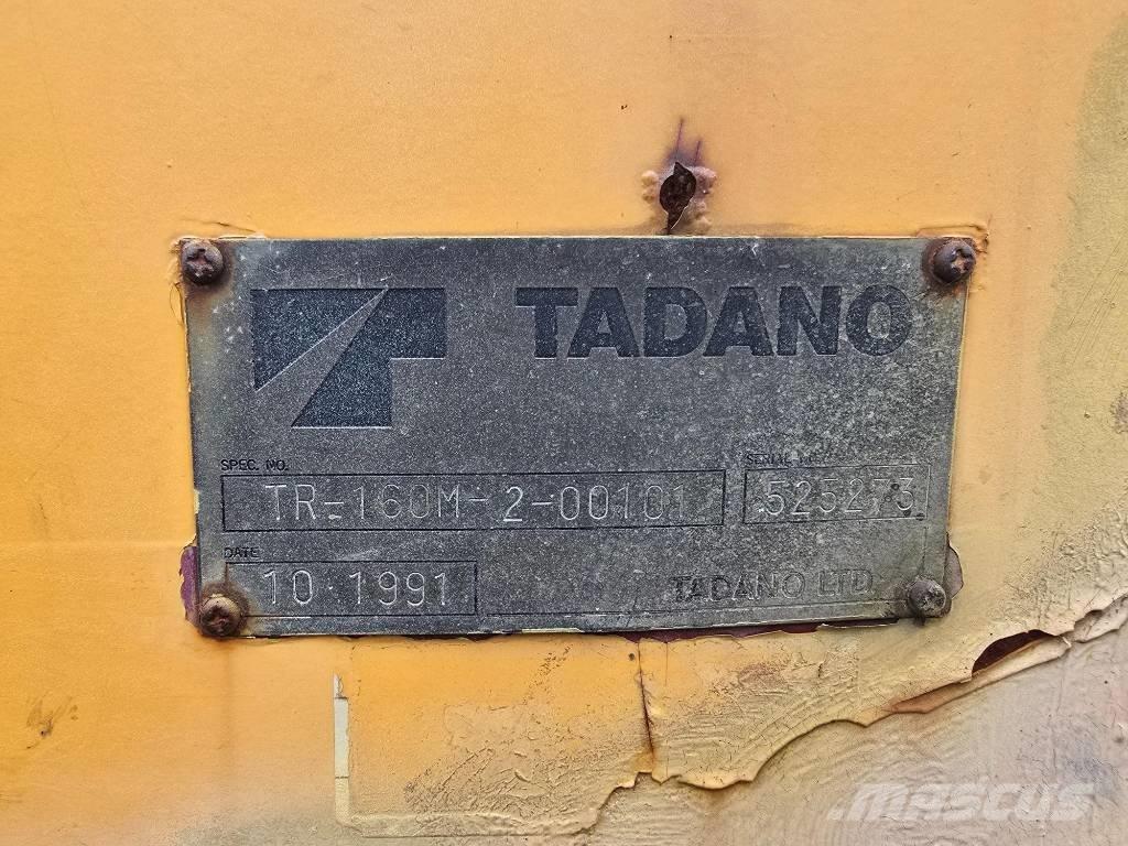 Tadano TR 160 M-2 Neapdoroto reljefo kranai