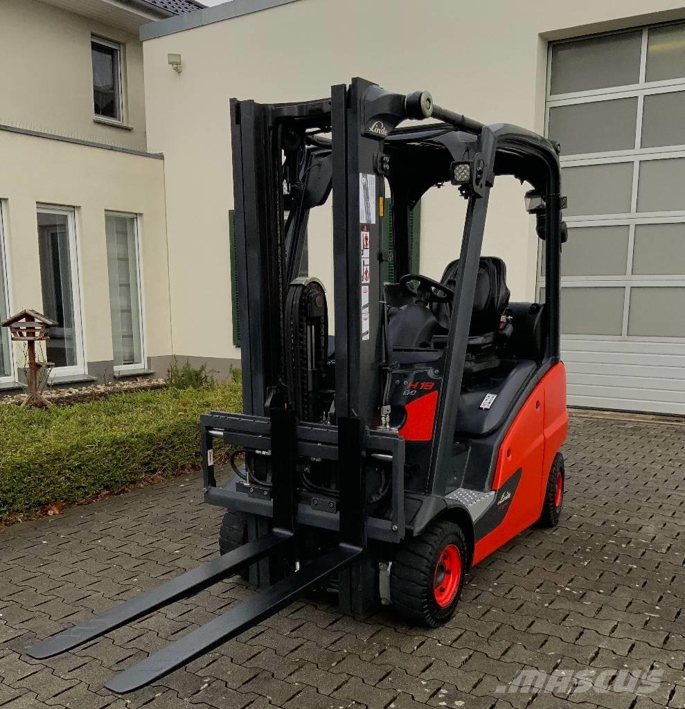 Linde H18T-01 LPG (dujiniai) krautuvai