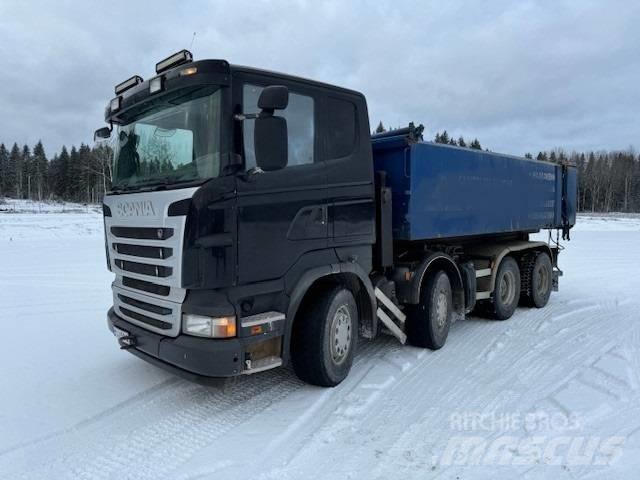 Scania R 500 Sunkvežimiai su keliamuoju kabliu