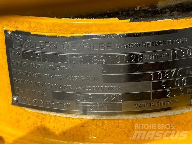  ZOLLERN  ZHP 3.20 Transmisijos