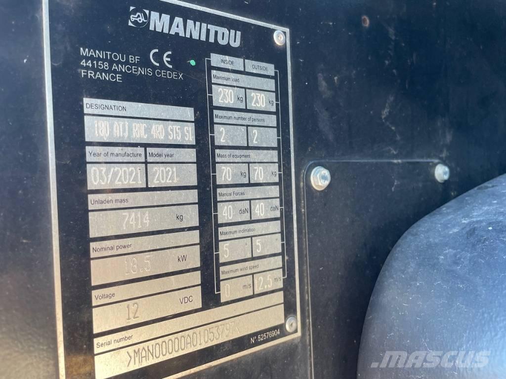 Manitou 180 ATJ Alkūniniai keltuvai