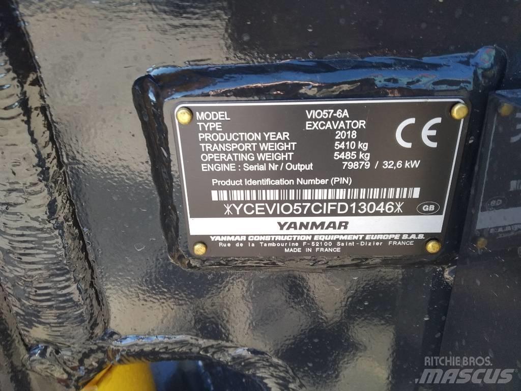Yanmar Vio 57 Mini ekskavatoriai < 7 t