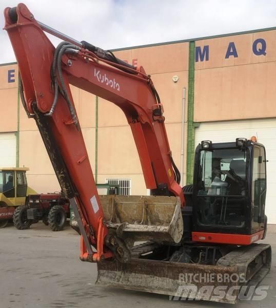 Kubota KX 080-4 Vidutinės galios ekskavatoriai 7-12 t