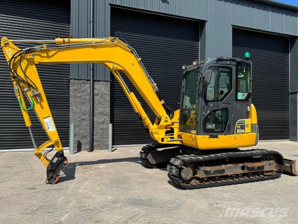Komatsu PC 80 MR-3 Vidutinės galios ekskavatoriai 7-12 t