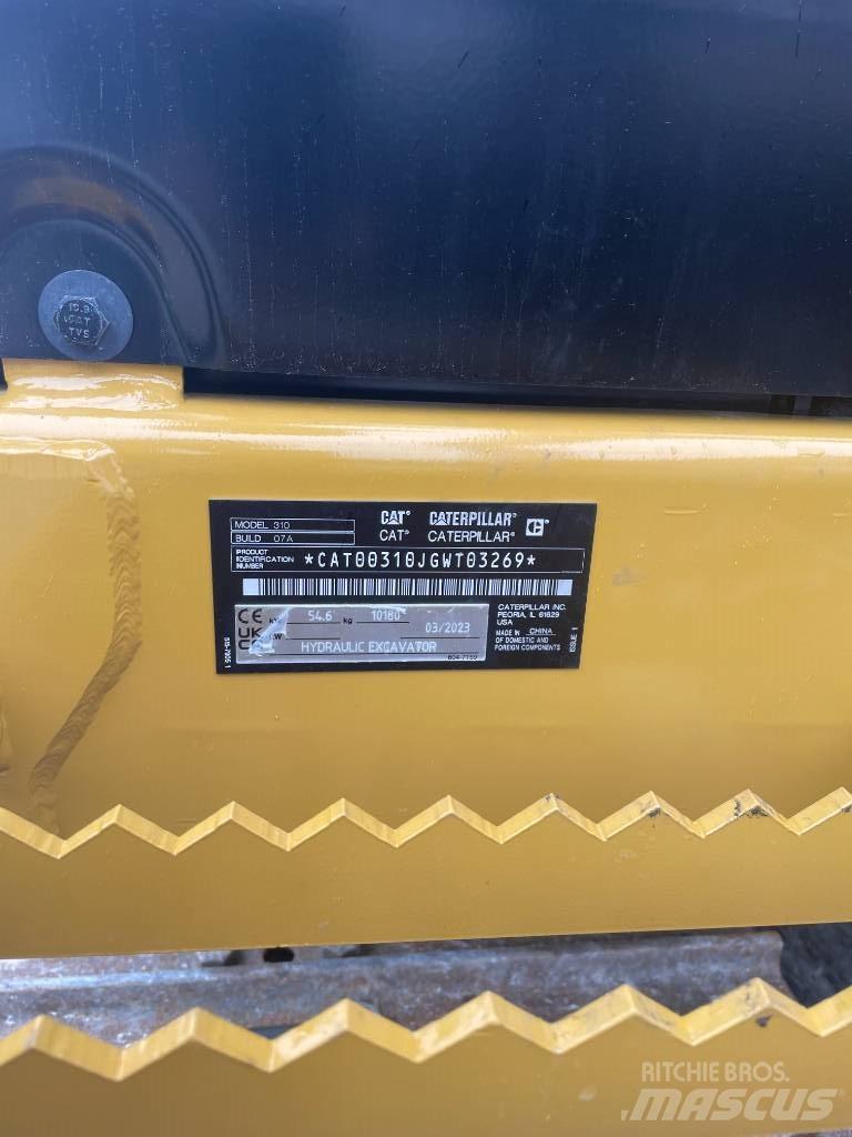 CAT 310 Vikšriniai ekskavatoriai