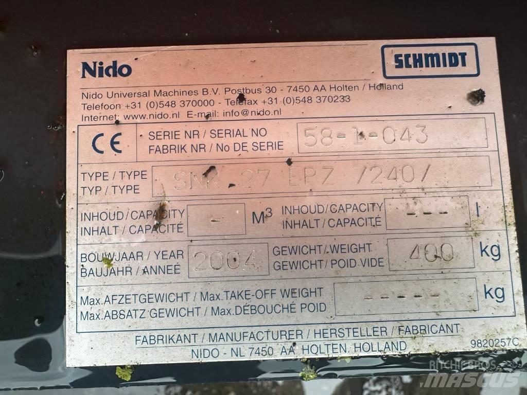 Nido SNK27 EPZ 240 Sniego peiliai ir valytuvai