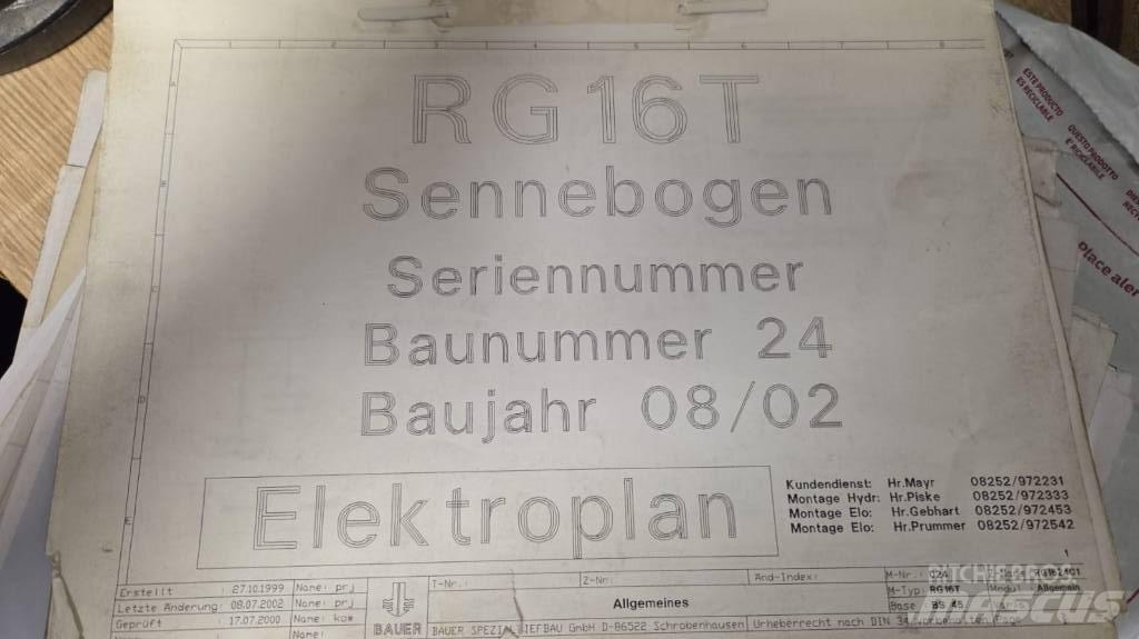 Bauer RTG 16T Vibraciniai poliakaliai