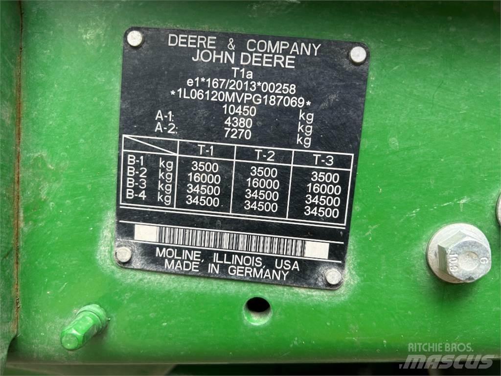 John Deere 6120M Traktoriai