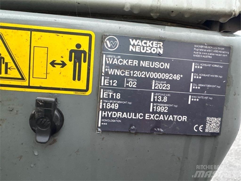 Wacker Neuson ET18 Vikšriniai ekskavatoriai