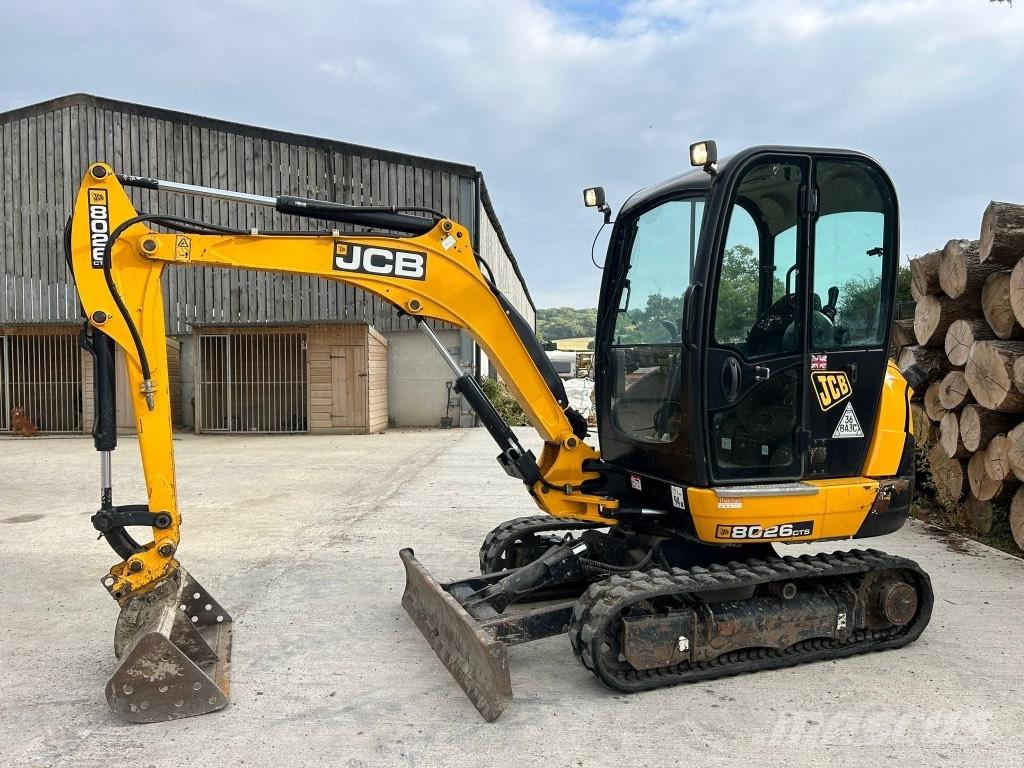 JCB 8026 CTS Mini ekskavatoriai < 7 t