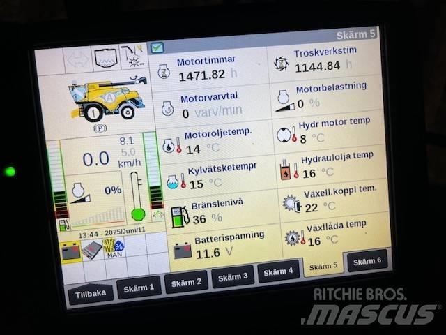 New Holland CR 10.90 Derliaus nuėmimo kombainai
