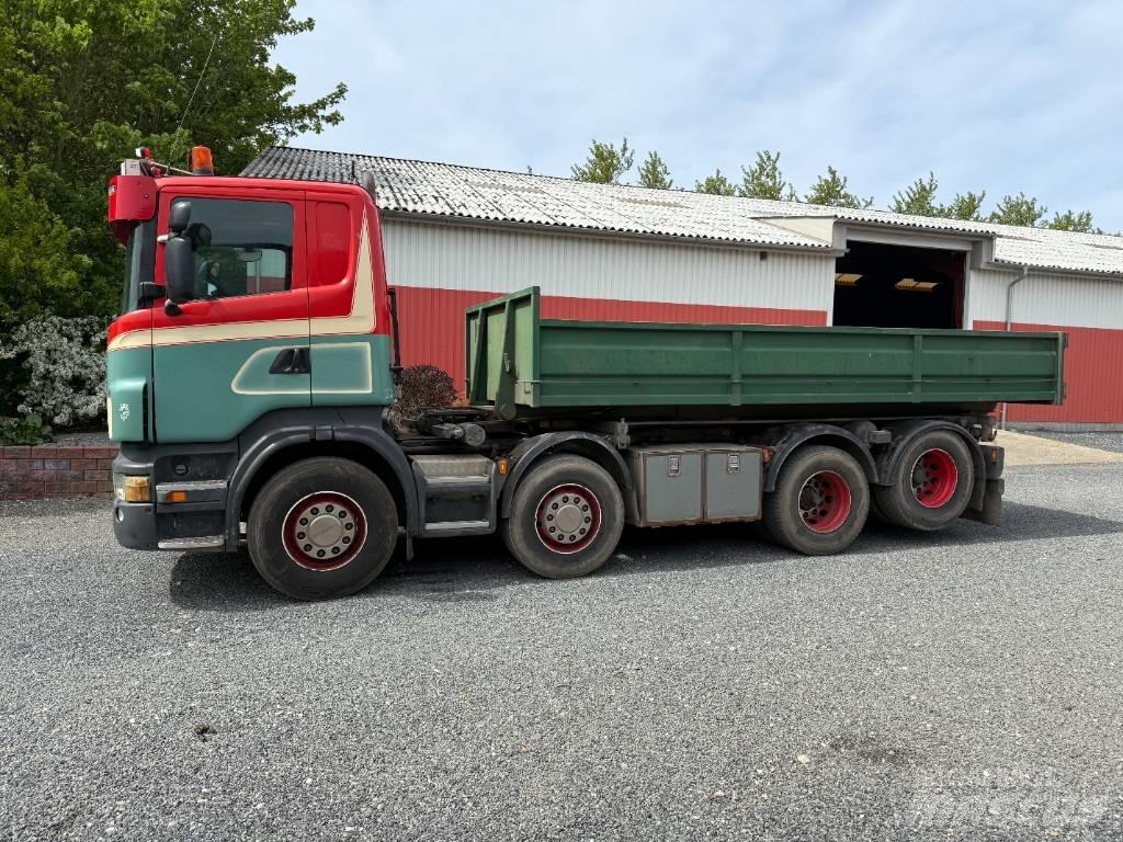 Scania R500 8x2 Savivarčiai su kabeliniu keltuvu