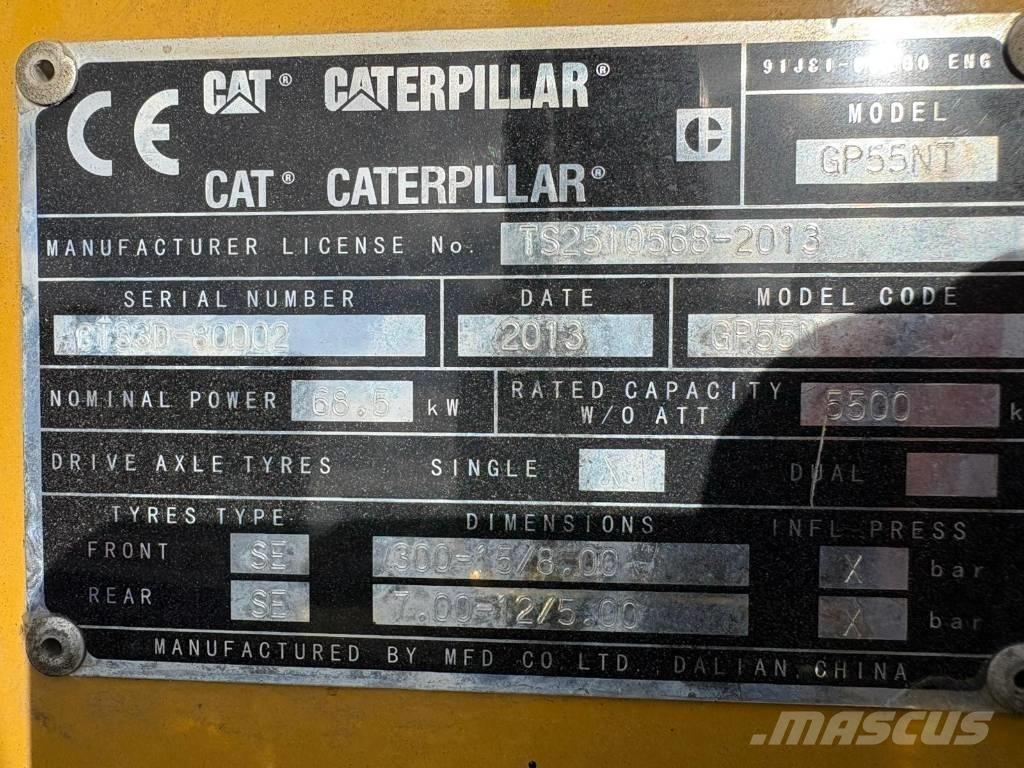 CAT GP55NT LPG (dujiniai) krautuvai