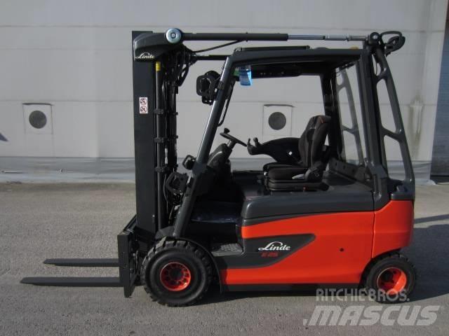 Linde E25L Elektriniai šakiniai krautuvai