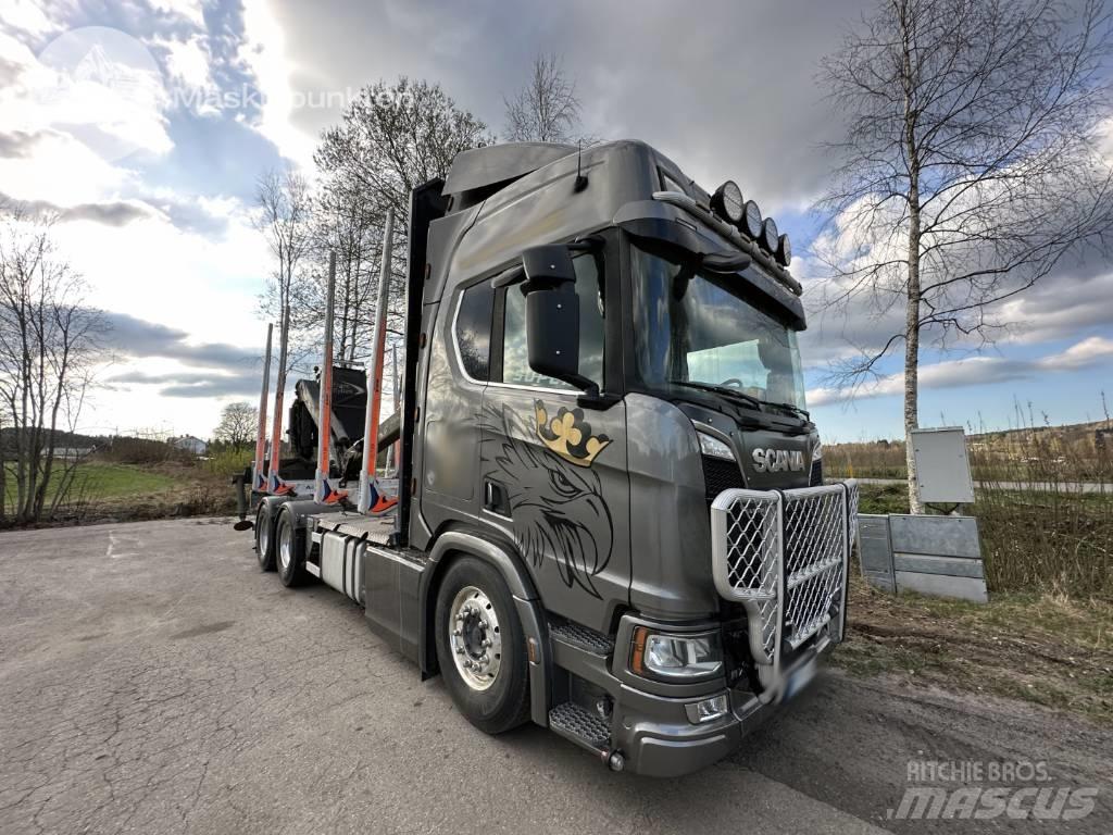 Scania R 730 Miškovežių vilkikai