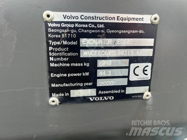 Volvo EC 60 E Mini ekskavatoriai < 7 t