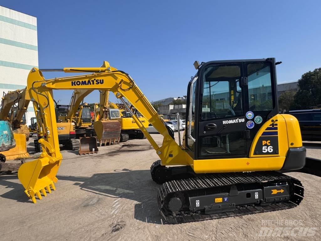 Komatsu PC 56 Vikšriniai ekskavatoriai