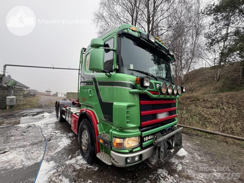 Scania R 164-580 Sunkvežimiai su keliamuoju kabliu
