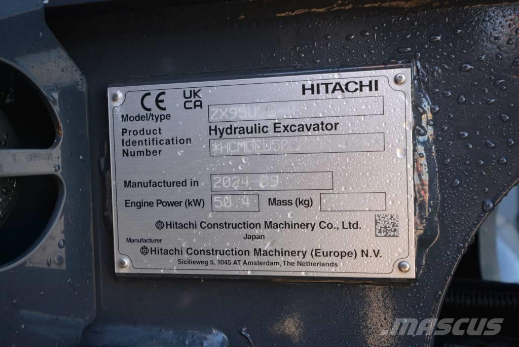 Hitachi ZX 95 USB-7 Vidutinės galios ekskavatoriai 7-12 t