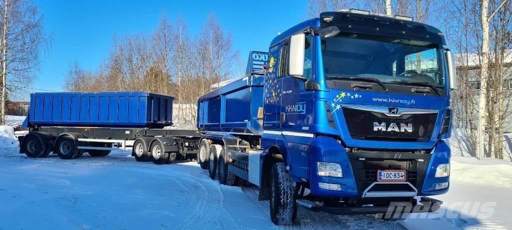 MAN TGX 35.580 Savivarčių priekabų vilkikai