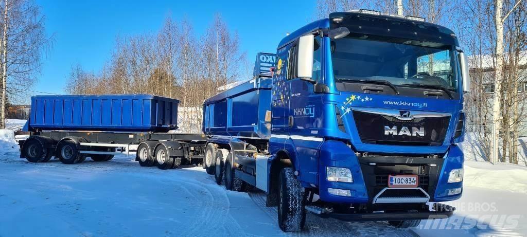 MAN TGX 35.580 Savivarčių priekabų vilkikai