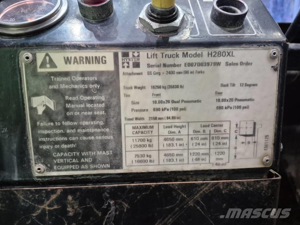 Hyster H 280 XL Šakiniai krautuvai - Kita