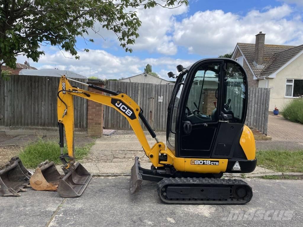 JCB 8018 CTS Mini ekskavatoriai < 7 t