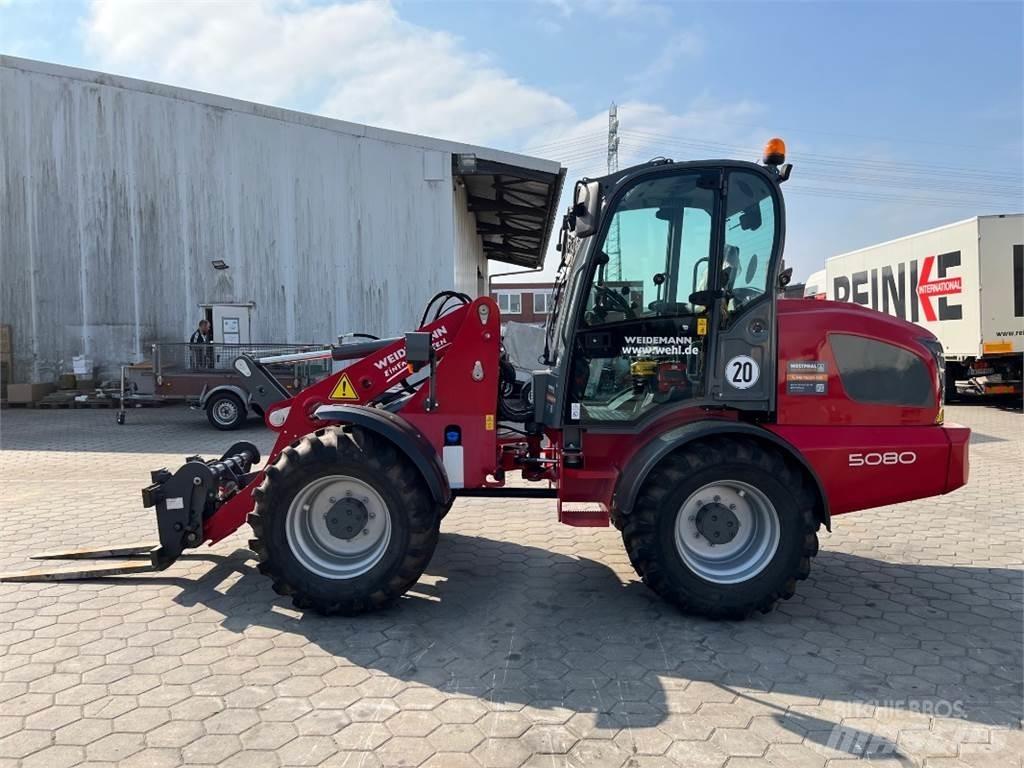 Weidemann WM5080 Naudoti ratiniai krautuvai