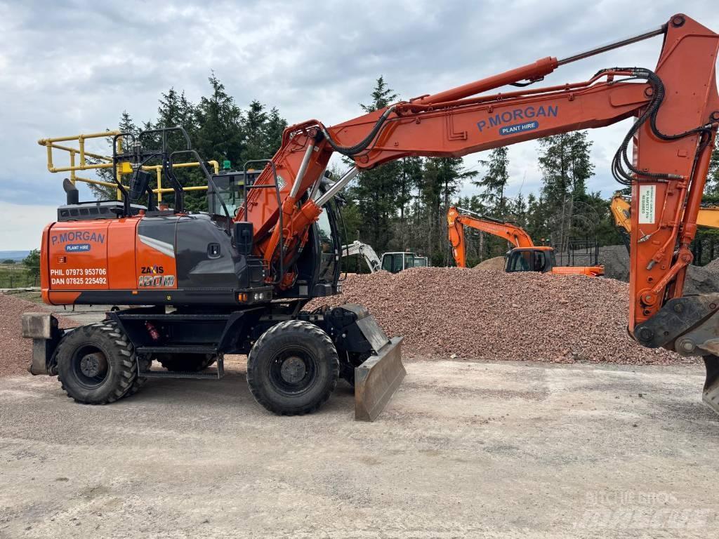 Hitachi ZW 180 Ratiniai ekskavatoriai