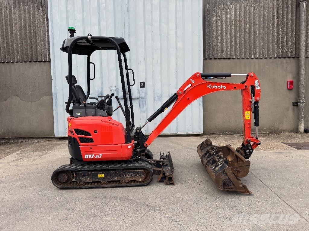 Kubota U 17 Mini ekskavatoriai < 7 t
