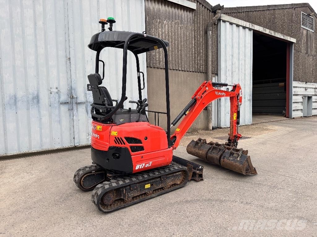 Kubota U 17 Mini ekskavatoriai < 7 t