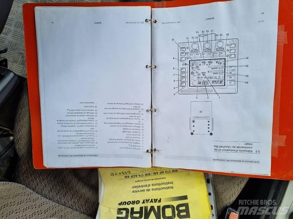 Bomag BW 174 A P AM Porinių būgnų volai