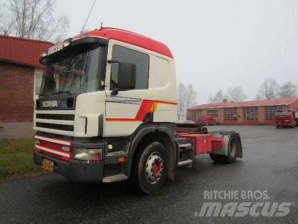 Scania P124 4X2 3700 Naudoti vilkikai