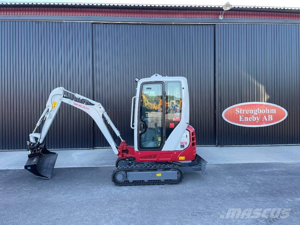 Takeuchi TB 216 Mini ekskavatoriai < 7 t
